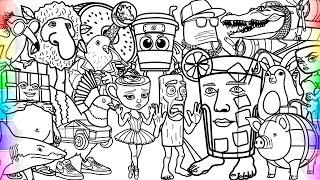 New Top Italian Brainrot Memes Coloring Pages / How to Color New Top Brainrot Animals / NCS MUSIC
