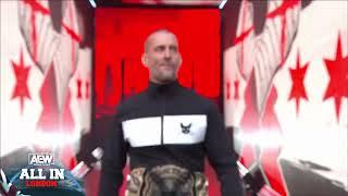 CM PUNK ENTRANCE AEW ALL IN | HD | WEMBLEY STADIUM | 27 AUGUST