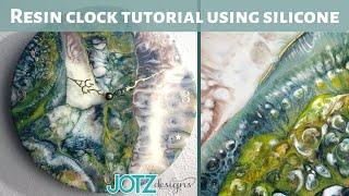 Epoxy Resin Clock tutorial | Silicone Oil | Art N Glow