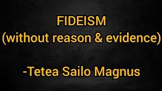 Fideism