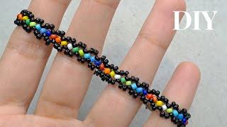 Crafting a Colorful Seed Bead Bracelet: Simple and Creative DIY Tutorial