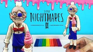 МОРОЖЕНЩИК в игре Маленькие Кошмары - Nightmares 2 | Видео - лепим фигурки из пластилина с Лепка ОК