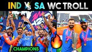 IND VS SA T20WC FINAL TROLLS  | T20WC 2024 | VIRAT KOHLI HARDIK BUMRAH HITMAN | CRICKET TROLLS