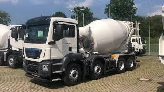 EuromixMTP Truckmixer MAN TGS 32420 8x4 transportbeton readymix hormigoner Betonmischer fahrmischer