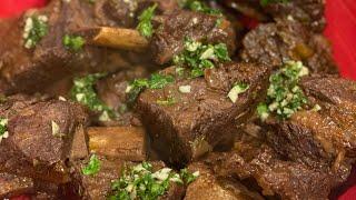 N8’s Plate- Brasato di Manza en Vino Rosso             “Braised Short Ribs”