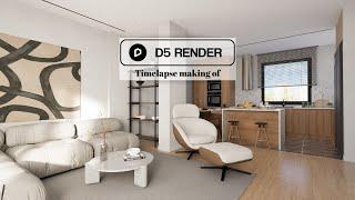 Interior Render | D5 RENDER | Timelapse making of