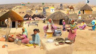 Old Traditional Village Life & Cooking by Desert Women | Village Life Pakistan | Stunning Punjab