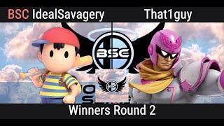 BSC | IdealSavagery (Ness) VS That1guy (Falcon) | NOTCADE Series #98 - Winners Round 2