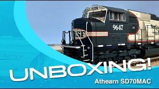 Unboxing! - Athearn Genesis SD70MAC, BNSF's Infamous "Vomit Bonnet"!