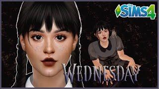 The Sims 4 CAS + Machinima :  Wednesday Addams | PRIMROSE SIMS // 심즈 4  (+CC List, Lookbook, Dance)