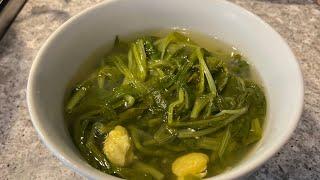 Harvesting mustard greens to make delicious soup with homemade salted eggs | FullHappyBelly