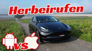 Tesla Herbeirufen auf dem Prüfstand: iOS vs. Android - Das musst du wissen!