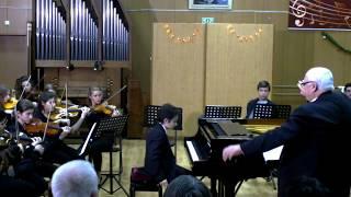 Victor Vichev plays Haydn - D dur piano concerto in State Music School, Plovdiv