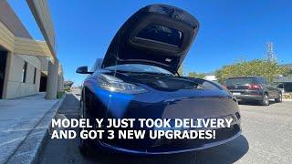 Tesla Model Y Just Took Delivery Now with 3 New Upgrades