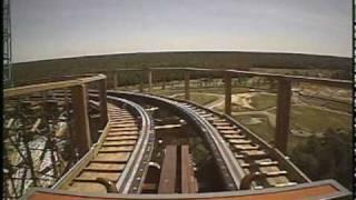 El Toro Wooden Roller Coaster Front Seat POV - Six Flags Great Adventure