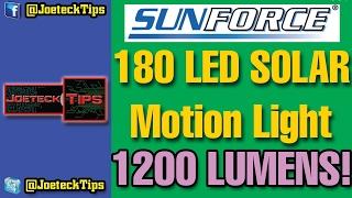 SunForce 180 LED Motion Solar Light 82183 - Very detailed and verbose