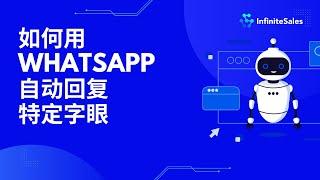 如何自动回复特定字眼在Whatsapp | Infinitesales.ai