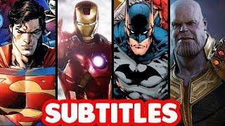 Best Hero And Villain Bars In Battle Rap PART 1 SUBTITLES | Masked Inasense