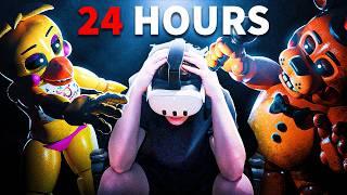 I Spent 24 Hours In Fnaf Vr