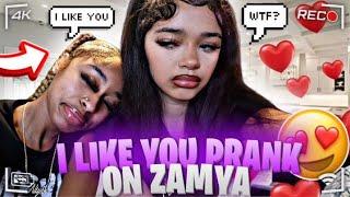 I LIKE YOU PRANK ON RUCREWMYA (SHE GOT MAD)