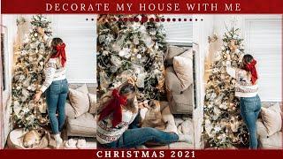 VLOG:  CHRISTMAS DECORATE WITH ME I CHRISTMAS 2021| delilapipoly