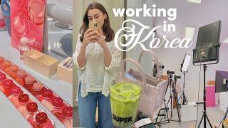 a week of working in KOREA  filming for TV, trendy cafes, changing my routine!