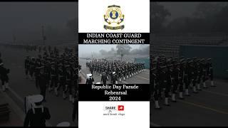 Indian Coast Guard Contingent || Republic Day Parade Rehearsal 2024 || #republicday #amitsumitvlogs