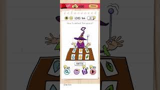 Brain test level 144 - how to defeat the wizard?
