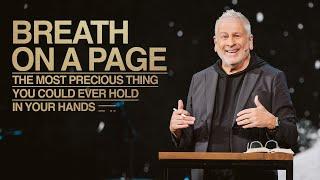 Breath on a Page: The Most Precious Thing You Could Ever Hold in Your Hands - Louie Giglio