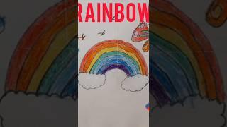 How to draw a rainbow #simplestrokes #viralvideo  #art #easydrawing #learning #youtubeshorts #yt