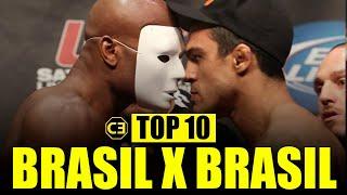 TOP 10 MAIORES LUTAS ENTRE BRASILEIROS DA HISTÓRIA DO MMA