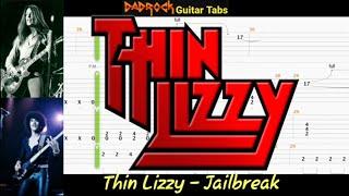 Jailbreak - Thin Lizzy - Guitar + Bass TABS Lesson