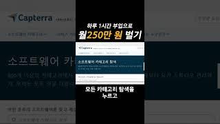 하루 1시간 부업으로 월 250만원 벌기
