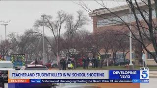 Teacher and student killed in Wisconsin school shooting