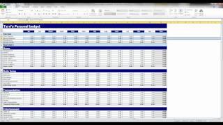 How to Create a Simple Budget with Excel