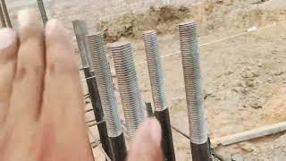 Anchor Bolt For PEB Shed Line Alignment and Welding Trick | Part-1