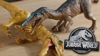 Baryonyx VS Metriacanthosaurus!!! "Roaravores"- Mattel Review and Unboxing