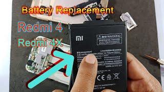 HOW TO CHANGE XIAOMI REDMI NOTE 4 BATTERY REPLACEMENT|||| @ESC Baig