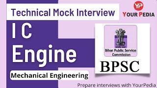 Internal Combustion Engine Mock Interview for BPSC(AP) | Important Questions from IC Engine