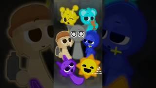 Gray ,simon , tunner, durple ,sky ,jevin and mr sun sprunki incredibox