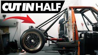 We cut a classic Mercedes S123 in half!  - CARBON FIBER S123⎪EPISODE 06