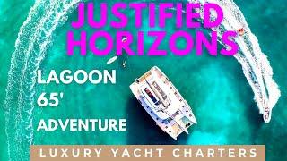 Justified Horizons ️ BVI  Catamaran Charter ️ 60' Lagoon Walkthrough Yacht.