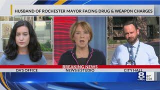 Rochester Mayor Warren’s husband arrested on drugs, weapon charges, Mayor says she did nothing wrong