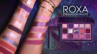 ND ROXA EYESHADOW PALETTE LIVE SWATCHES | Natasha Denona Makeup