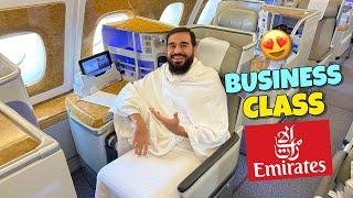 Travelling in Emirates business class ️ wo bhi free main 