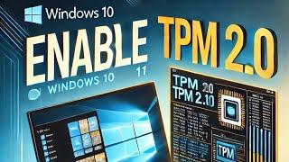 How to Enable TPM 2.0 in Windows 10/11: Complete Guide