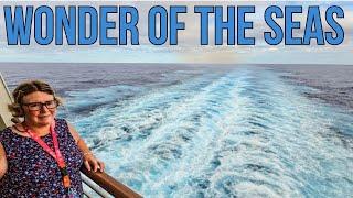 Wonder Of The Seas / Tour Of Kitchen /Amazing Eats Aboard / Seasons 365 Ice Show / Day At Sea