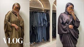 RAMADAN VLOG  | COME EID SHOPPING WITH ME | ABAYA SHOPPING 