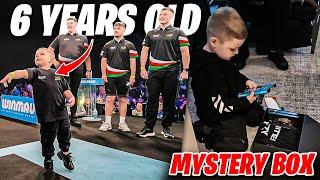 We Surprised The WORLD'S YOUNGEST Darts Fan !