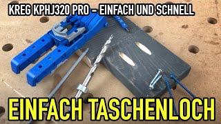 KREG Pockethole-Jig KPHJ320 - Taschlöcher für ALLE - Mikes Toolshop